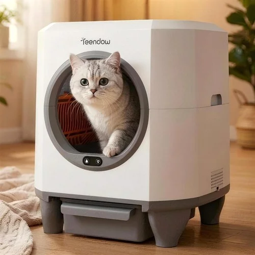 Teendow 스마트 자동 고양이 화장실 CLB05