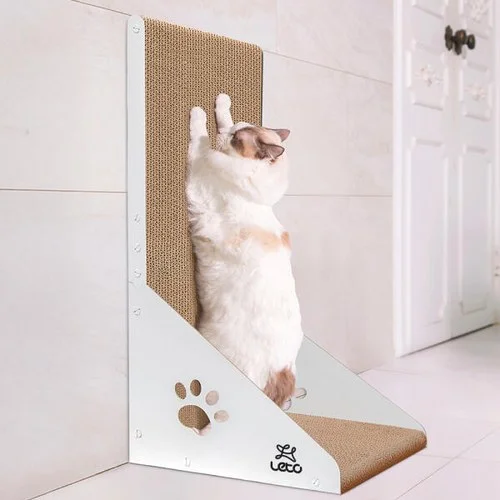 레토 원목 고양이 수직 스크래쳐 대형