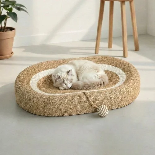 레토 고양이 스크래쳐 특대형 사이잘삼 침대 60x40