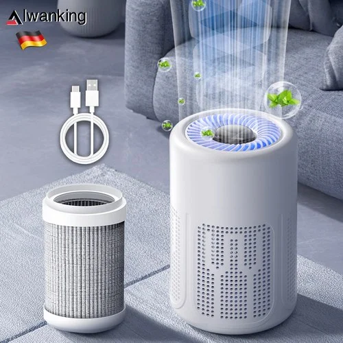 반려동물 탈취기 공기 살균 청정기 화장실 냄새제거 흰색 영어 포장